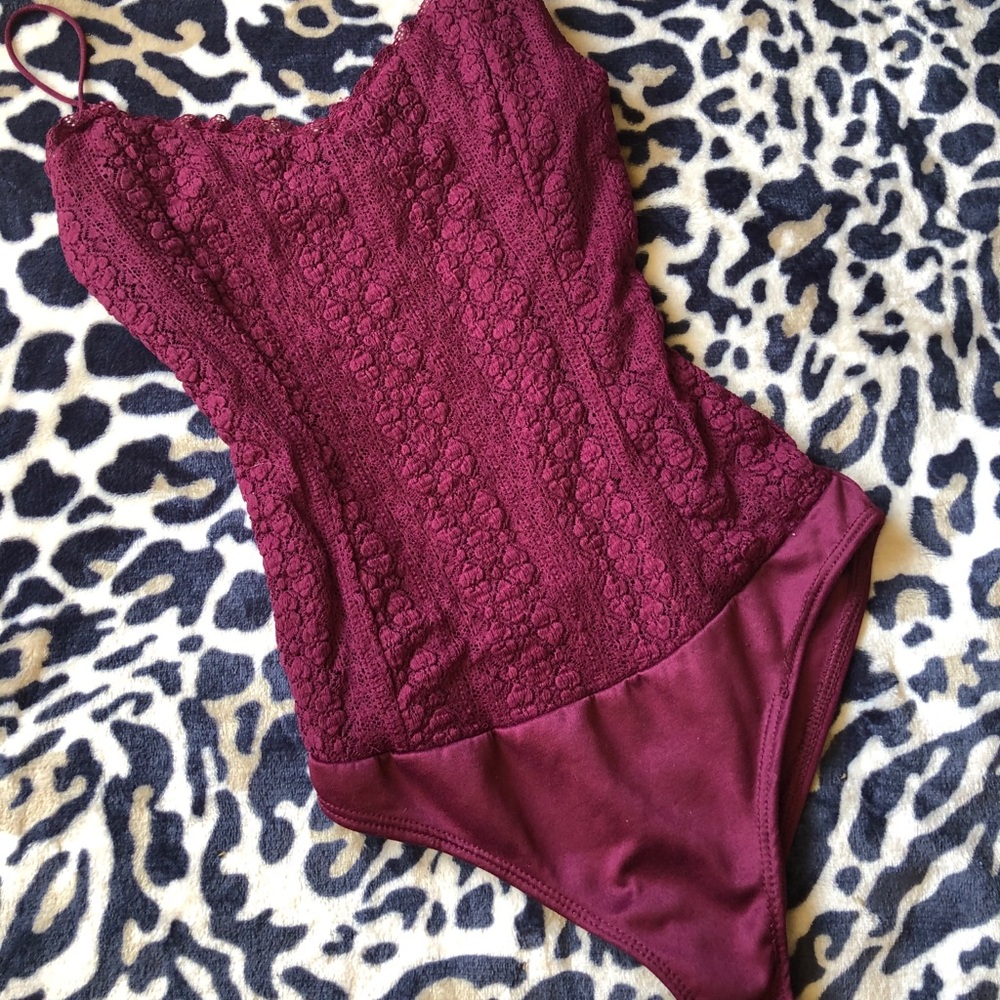 Maroon Bodysuit